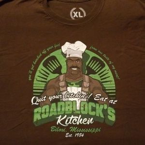 TEEPUBLIC  Tee shirt Roadblock's Kitchen.      T2